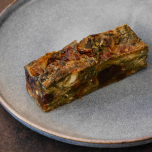 Pounti Cake épinard, chèvre, pruneau