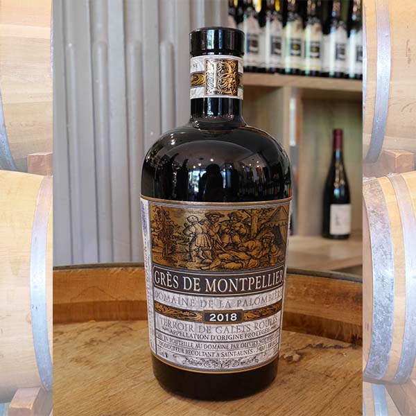 Vin rouge, Grès de Montpellier, 2018